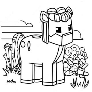 Minecraft Animal Coloring Page 15359-13005