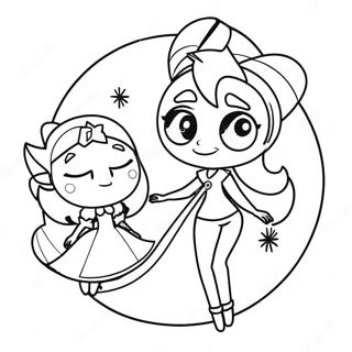 Star Vs The Forces Of Evil Coloring Page 15369-13016