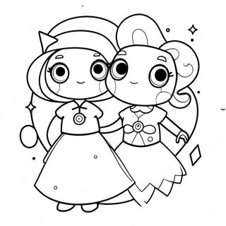 Eclipsa And Star Adventure Coloring Page 15370-12873