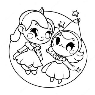 Eclipsa And Star Adventure Coloring Page 15370-13017