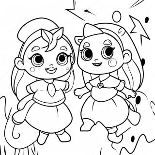 Eclipsa And Star Adventure Coloring Page 15370-13020