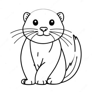 Ferret Coloring Page 15389-12887