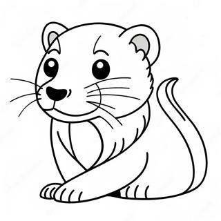 Ferret Coloring Page 15389-12888