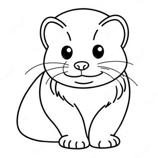 Ferret Coloring Page 15389-13031