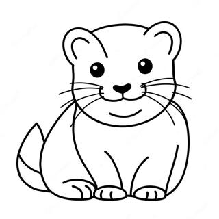 Ferret Coloring Page 15389-13032