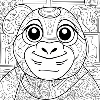 Zuma With Colorful Puzzles Coloring Page 15400-13044