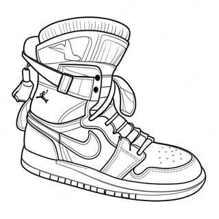 Jordan 1 Coloring Pages