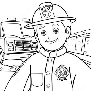 Fireman Sam Coloring Pages