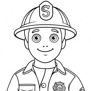 Fireman Sam Coloring Page 15449-13086