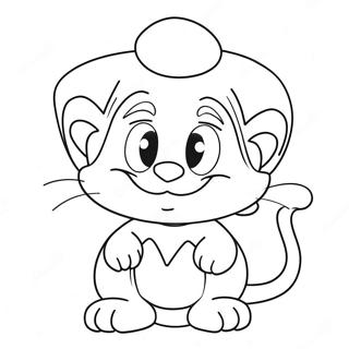 Smurf Cat Coloring Page 15459-13096