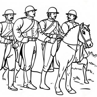 Civil War Soldiers Coloring Page 15469-13102