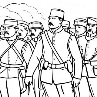 Civil War Soldiers Coloring Page 15469-13104