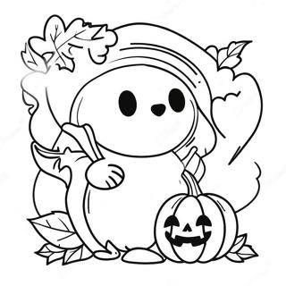 Vintage Halloween Coloring Pages