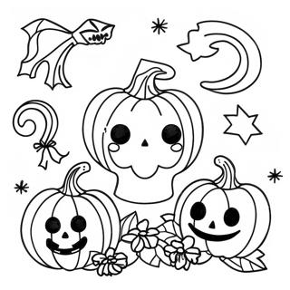 Vintage Halloween Coloring Page 15499-13126