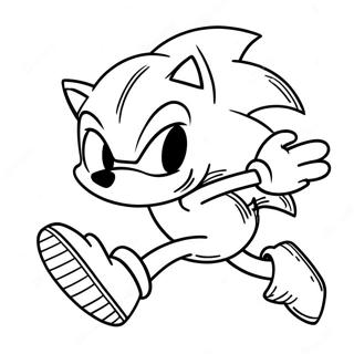 Sonic The Hedgehog Speeding Coloring Page 15520-13147