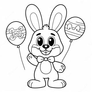 Toy Bonnie With Colorful Balloons Coloring Page 15551-13163