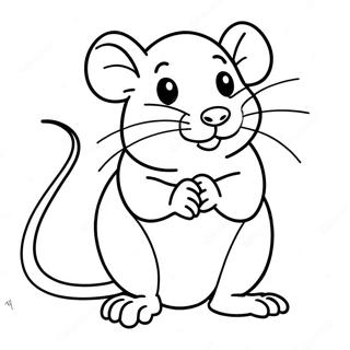 Rat Coloring Page 15570-13176