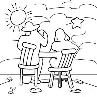 Summer Romance Coloring Page 15581-13185