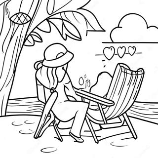 Summer Romance Coloring Page 15581-13187