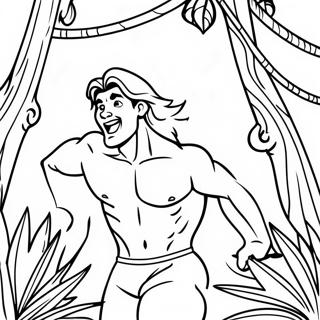 Tarzan Coloring Pages