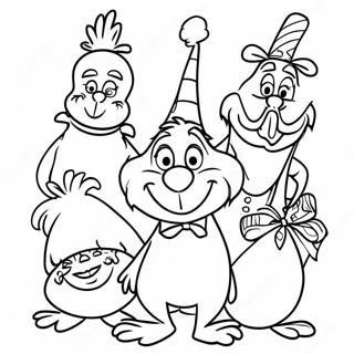 Cheerful Whoville Characters Coloring Page 15641-13233