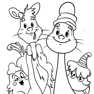 Cheerful Whoville Characters Coloring Page 15641-13235