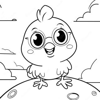 Chicken Little In The Sky Coloring Page 15651-13244