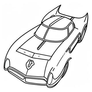 Batmobile Coloring Pages