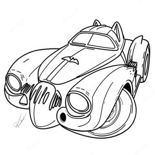 Batmobile Coloring Page 15670-13254