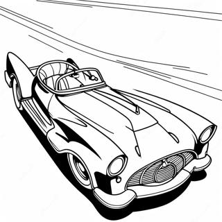 Classic Batmobile In Action Coloring Page 15671-13259