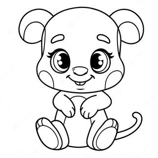 Baby Cute Disney Characters Coloring Page 1571-1255