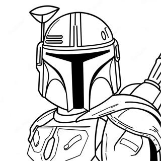 Boba Fett Coloring Pages