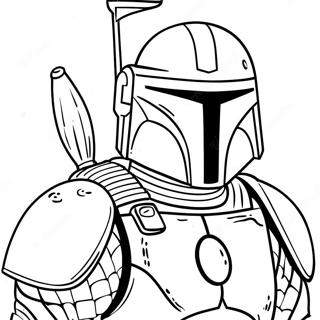 Boba Fett In Battle Armor Coloring Page 15741-13315