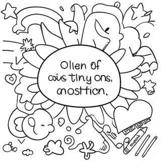 Positive Affirmations For Kids Coloring Page 15791-13355