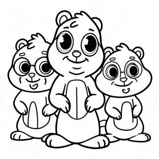 Alvin And The Chipmunks Coloring Page 1581-1262