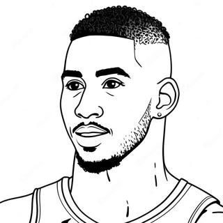 Jayson Tatum Coloring Page 15820-13375