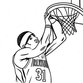 Jayson Tatum Dunking Coloring Page 15821-13380