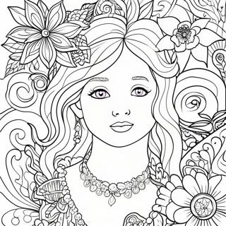 Purple Coloring Page 15840-13390