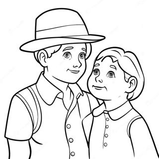 Charlotte And Wilbur Friendship Coloring Page 15861-13410