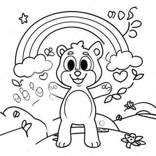 Rainbow Friends Red Coloring Page 15901-13431