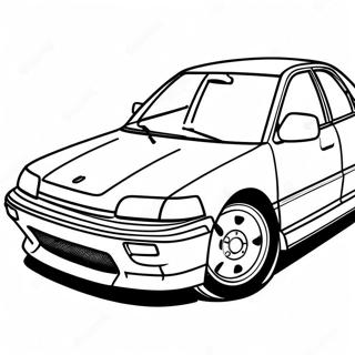 Honda Civic Coloring Page 15921-13447