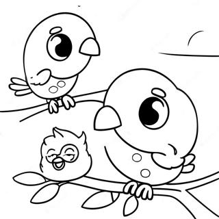 Colorful Rio Birds Coloring Page 1592-1276