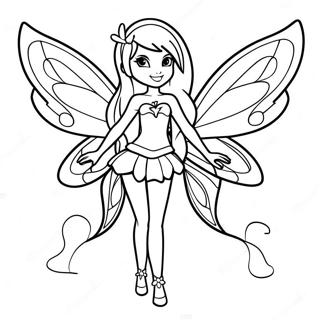 Winx Club Fairy Coloring Page 15931-13455