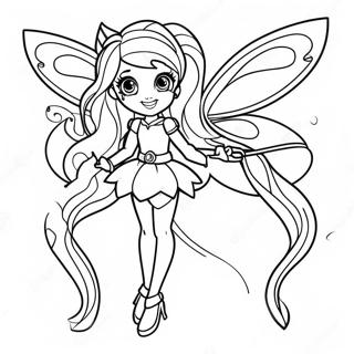 Winx Club Fairy Coloring Page 15931-13456