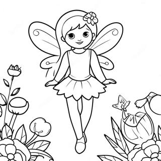 Bloom The Fairy Coloring Page 15932-13458