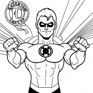 Green Lantern Coloring Page 15941-13463