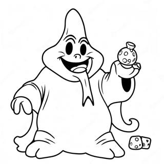 Oogie Boogie With Dice Coloring Page 15962-13481