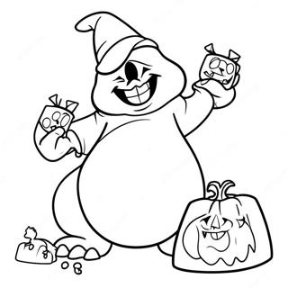 Oogie Boogie With Dice Coloring Page 15962-13484