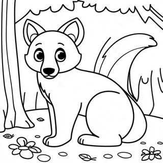 Forest Animals Coloring Page 15971-13487