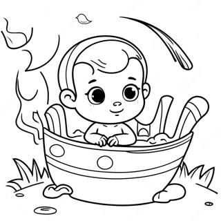 Baby Moses Coloring Page 15991-13503